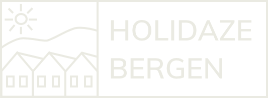 Holidaze Bergen logo i lys variant