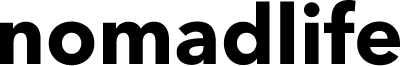 Nomadlife logo i mørk variant