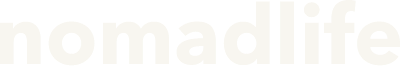 Nomadlife logo i lys variant