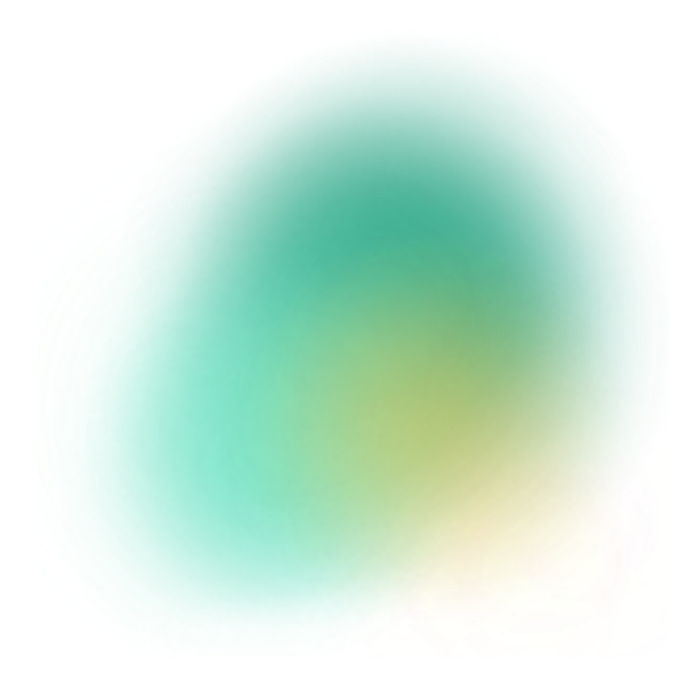 Abstract mint and yellow graphic